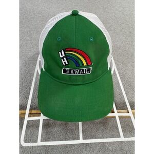 Hawaii Rainbow Warriors Under Armour Adjustable Mesh Hat (Adult) Green